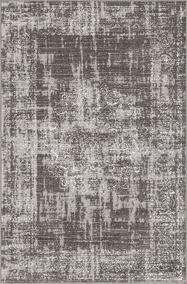 Dark Gray 5' 3 x 8' Aarhus Rectangle Area Rug 100% Polypropylene With Jute Foundation Living Room Bedroom Carpet for Sale at Rug Engine