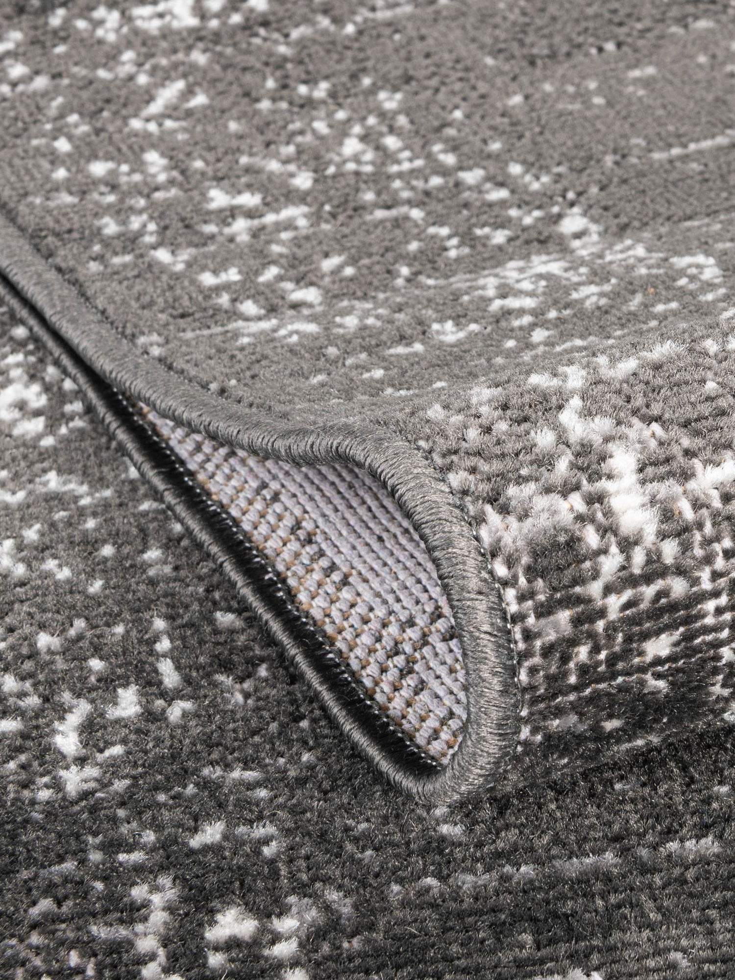 Dark Gray 7' 10 x 7' 10 Aarhus Round Area Rug 100% Polypropylene With Jute Foundation Living Room Bedroom Carpet for Sale at Rug Engine