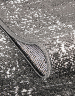 Dark Gray 7' 10 x 7' 10 Aarhus Round Area Rug 100% Polypropylene With Jute Foundation Living Room Bedroom Carpet for Sale at Rug Engine