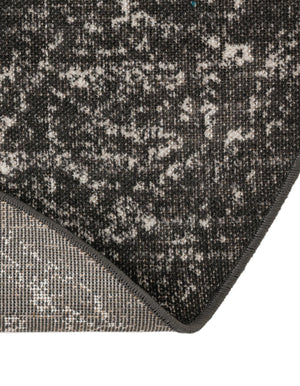Dark Gray 5' 3 x 5' 3 Aarhus Round Area Rug 100% Polypropylene With Jute Foundation Living Room Bedroom Carpet for Sale at Rug Engine