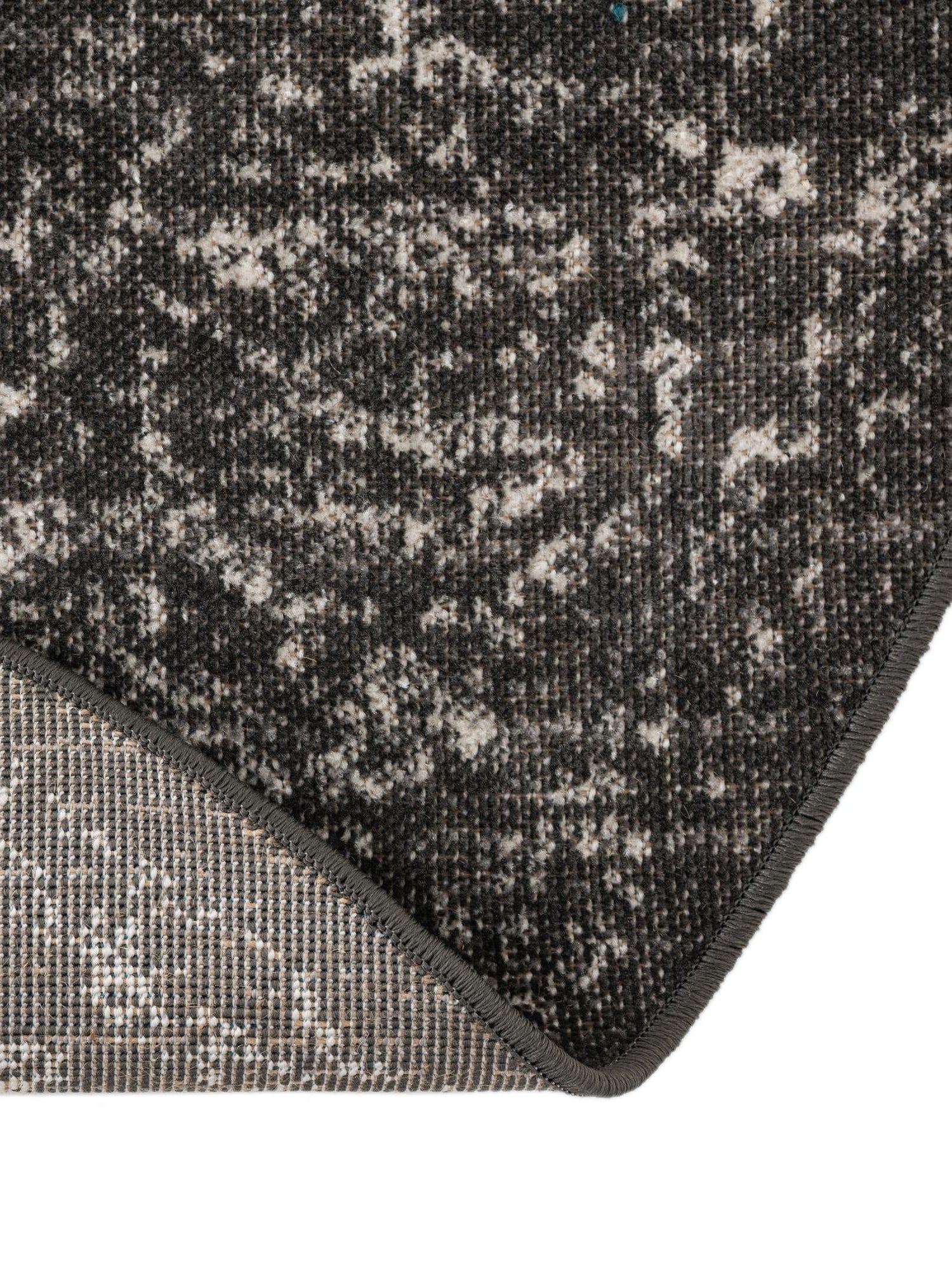 Dark Gray 7' 10 x 7' 10 Aarhus Round Area Rug 100% Polypropylene With Jute Foundation Living Room Bedroom Carpet for Sale at Rug Engine