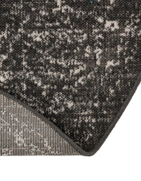 Dark Gray 7' 10 x 7' 10 Aarhus Round Area Rug 100% Polypropylene With Jute Foundation Living Room Bedroom Carpet for Sale at Rug Engine