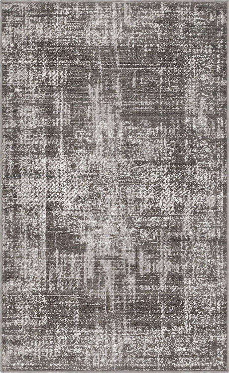 Dark Gray 3' 3 x 5' 3 Aarhus Rectangle Area Rug 100% Polypropylene With Jute Foundation Living Room Bedroom Carpet for Sale at Rug Engine