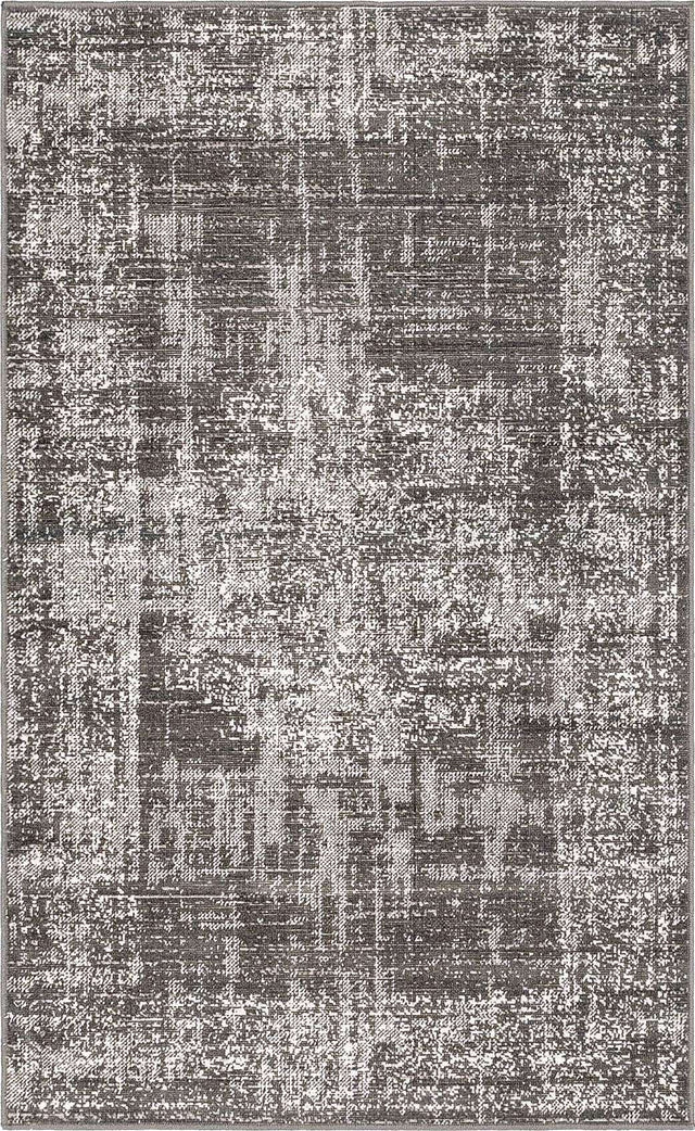 Dark Gray 3' 3 x 5' 3 Aarhus Rectangle Area Rug 100% Polypropylene With Jute Foundation Living Room Bedroom Carpet for Sale at Rug Engine