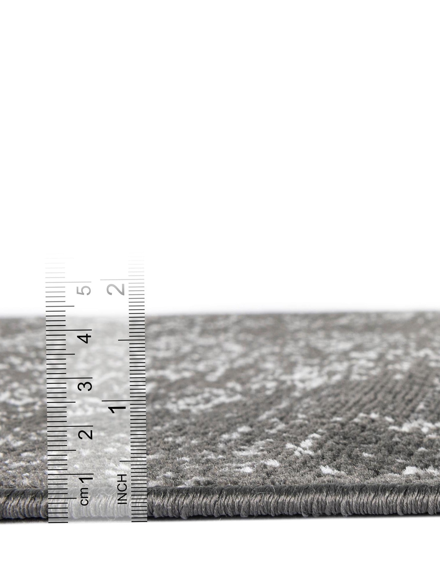 Dark Gray 2' x 6' 1 Aarhus Runner Area Rug 100% Polypropylene With Jute Foundation Living Room Bedroom Carpet for Sale at Rug Engine