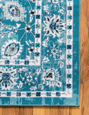 Blue 8' x 10' Aarhus Rectangle Area Rug 100% Polypropylene With Jute Foundation Living Room Bedroom Carpet for Sale at Rug Engine