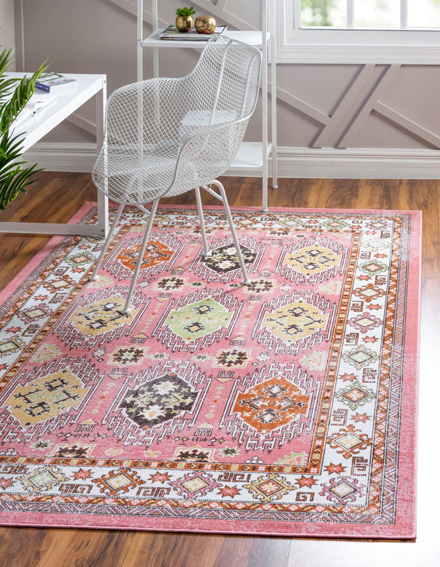 Rose 6' 1 x 9' Aarhus Rectangle Area Rug 100% Polypropylene With Jute Foundation Living Room Bedroom Carpet for Sale at Rug Engine