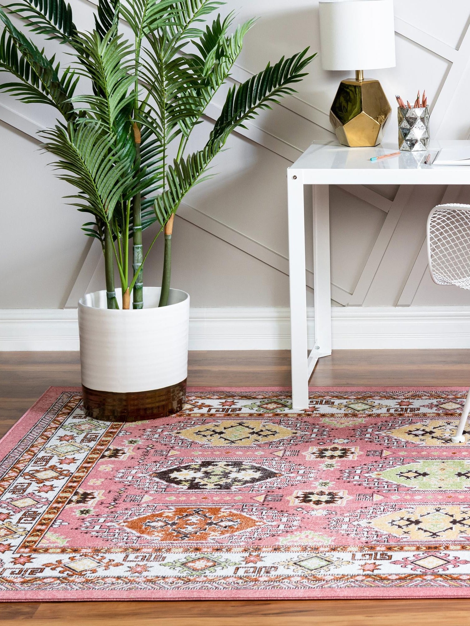 Rose 3' 3 x 5' 3 Aarhus Rectangle Area Rug 100% Polypropylene With Jute Foundation Living Room Bedroom Carpet for Sale at Rug Engine
