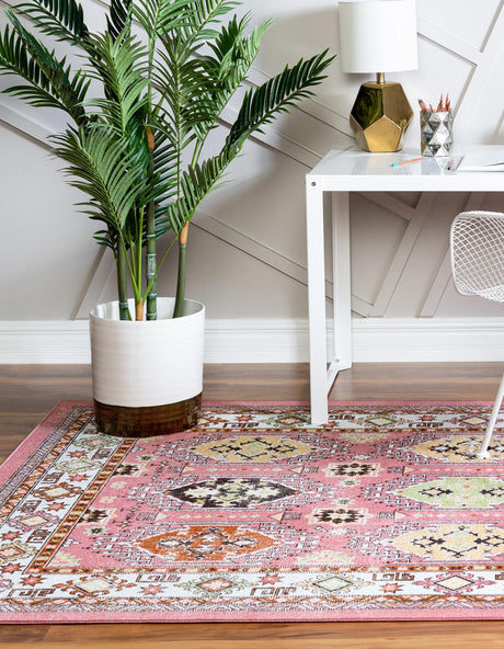 Rose 3' 3 x 5' 3 Aarhus Rectangle Area Rug 100% Polypropylene With Jute Foundation Living Room Bedroom Carpet for Sale at Rug Engine