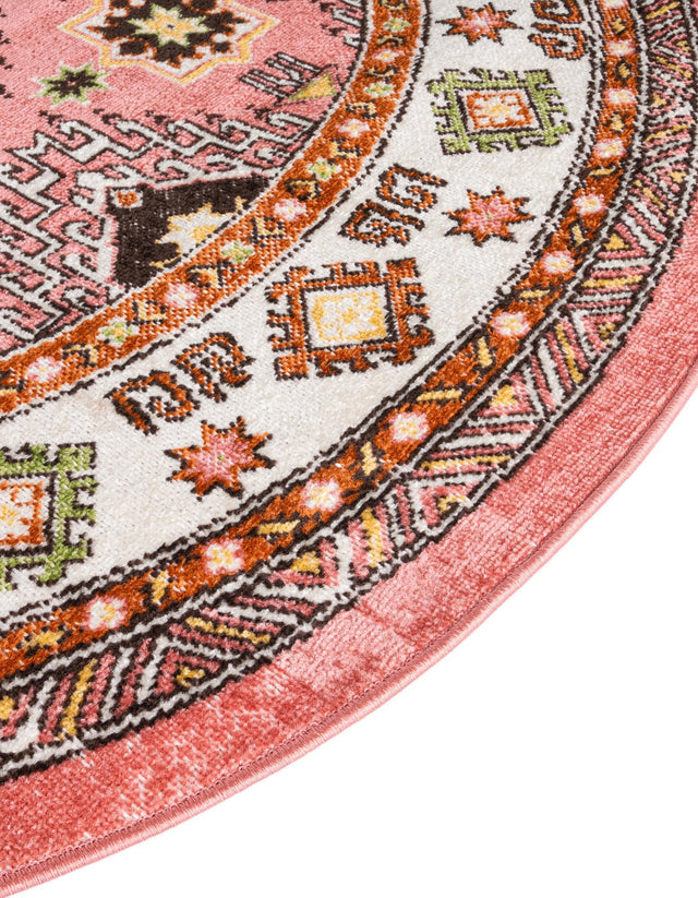 Rose 7' 10 x 7' 10 Aarhus Round Area Rug 100% Polypropylene With Jute Foundation Living Room Bedroom Carpet for Sale at Rug Engine