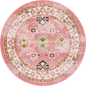 Rose 7' 10 x 7' 10 Aarhus Round Area Rug 100% Polypropylene With Jute Foundation Living Room Bedroom Carpet for Sale at Rug Engine