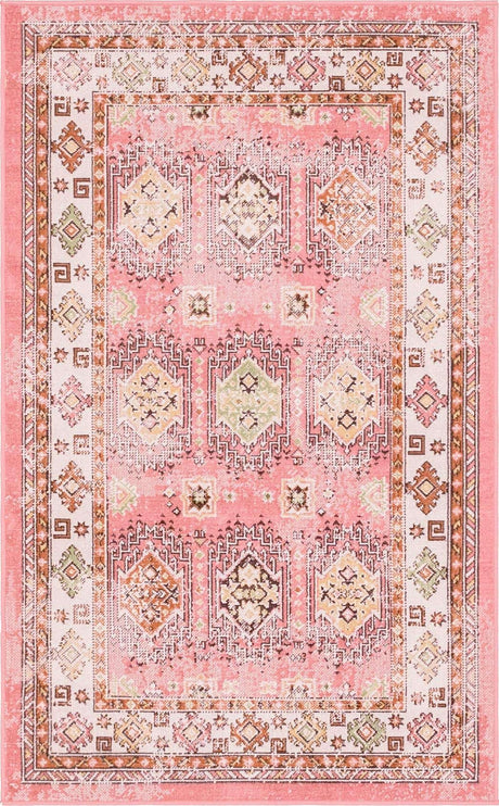 Rose 3' 3 x 5' 3 Aarhus Rectangle Area Rug 100% Polypropylene With Jute Foundation Living Room Bedroom Carpet for Sale at Rug Engine
