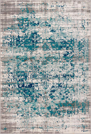 Blue 6' 1 x 9' Aarhus Rectangle Area Rug 100% Polypropylene With Jute Foundation Living Room Bedroom Carpet for Sale at Rug Engine