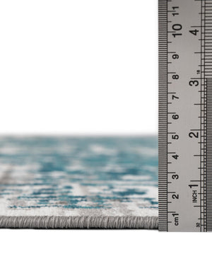Blue 7' 1 x 10' Aarhus Rectangle Area Rug 100% Polypropylene With Jute Foundation Living Room Bedroom Carpet for Sale at Rug Engine