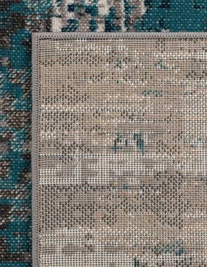 Blue 6' 1 x 9' Aarhus Rectangle Area Rug 100% Polypropylene With Jute Foundation Living Room Bedroom Carpet for Sale at Rug Engine