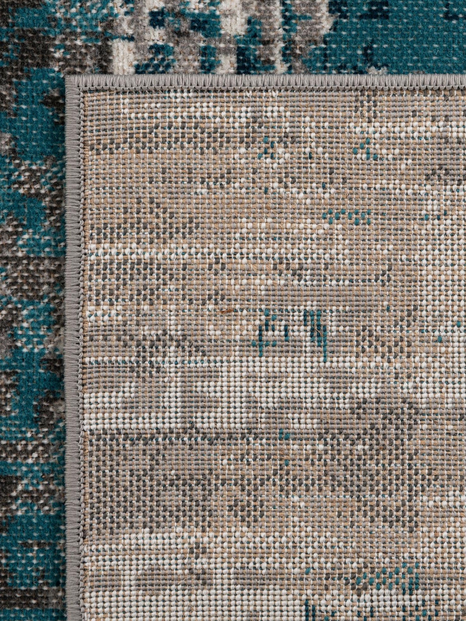 Blue 7' 10 x 10' Aarhus Rectangle Area Rug 100% Polypropylene With Jute Foundation Living Room Bedroom Carpet for Sale at Rug Engine