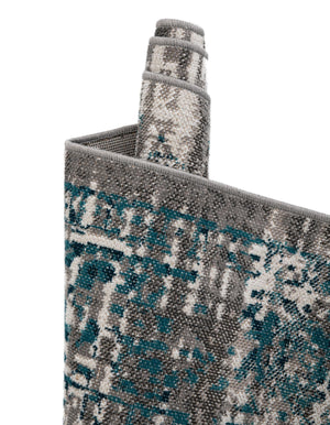 Blue 5' 3 x 8' Aarhus Rectangle Area Rug 100% Polypropylene With Jute Foundation Living Room Bedroom Carpet for Sale at Rug Engine