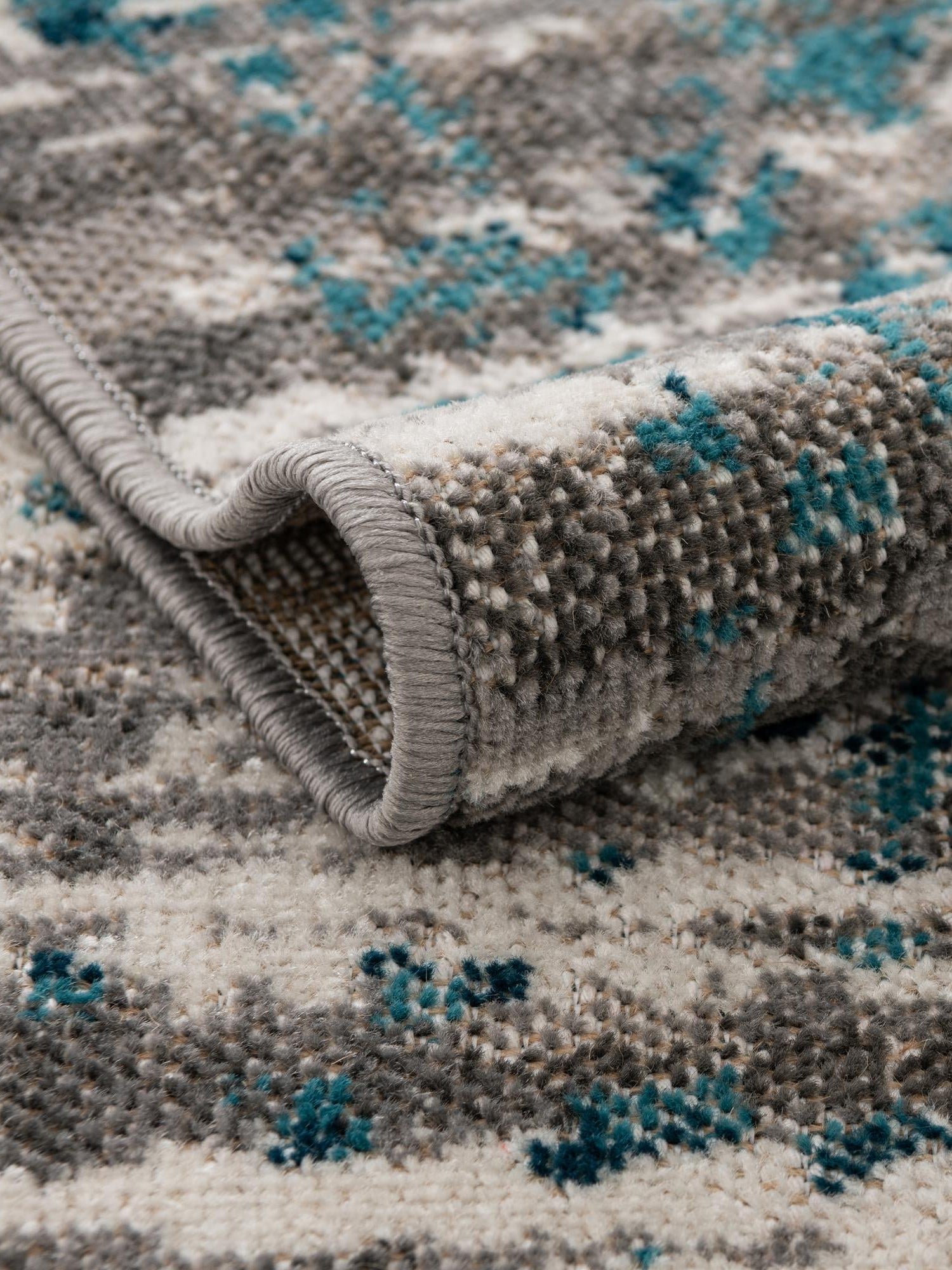 Blue 5' 3 x 5' 3 Aarhus Round Area Rug 100% Polypropylene With Jute Foundation Living Room Bedroom Carpet for Sale at Rug Engine