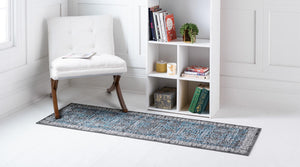 Gray 2' x 6' Aarhus Runner Area Rug 100% Polypropylene With Jute Foundation Living Room Bedroom Carpet for Sale at Rug Engine