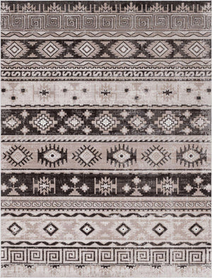 Beige 9' x 12' Lucerne Rectangle Area Rug 100% Polypropylene Traditional Classic Easy Clean Carpet for Kitchens, Living Rooms, Bedroom, Office for Sale at Rug Engine