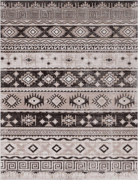 Beige 9' x 12' Lucerne Rectangle Area Rug 100% Polypropylene Traditional Classic Easy Clean Carpet for Kitchens, Living Rooms, Bedroom, Office for Sale at Rug Engine