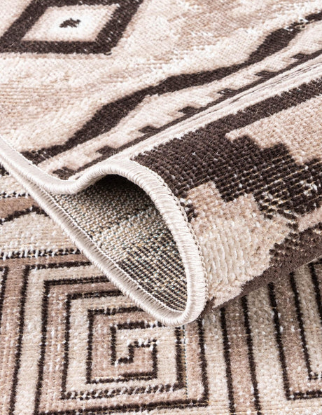 Beige 2' x 6' 1 Lucerne Runner Area Rug 100% Polypropylene Traditional Classic Easy Clean Carpet for Kitchens, Living Rooms, Bedroom, Office for Sale at Rug Engine