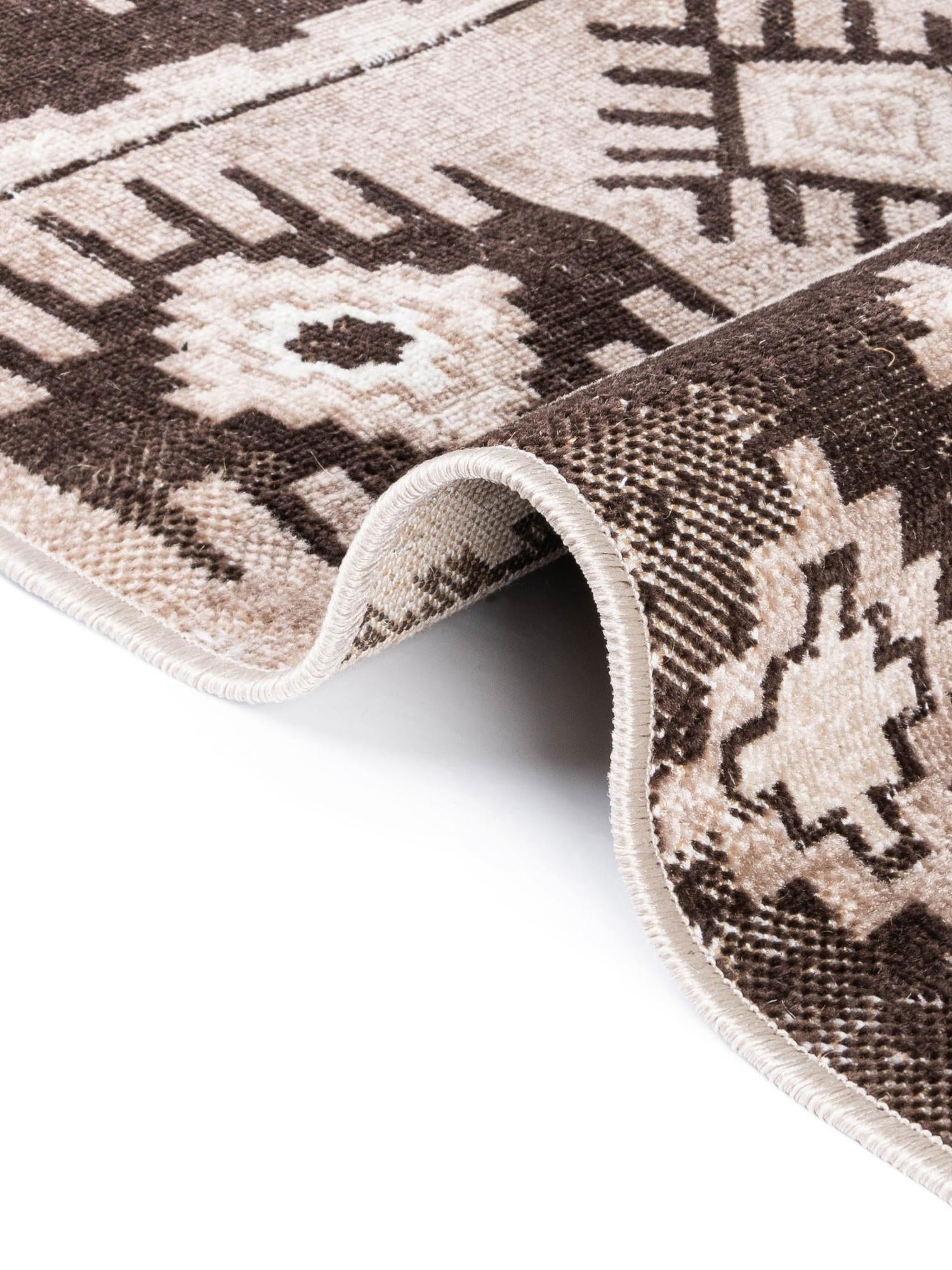 Beige 2' x 6' 1 Lucerne Runner Area Rug 100% Polypropylene Traditional Classic Easy Clean Carpet for Kitchens, Living Rooms, Bedroom, Office for Sale at Rug Engine