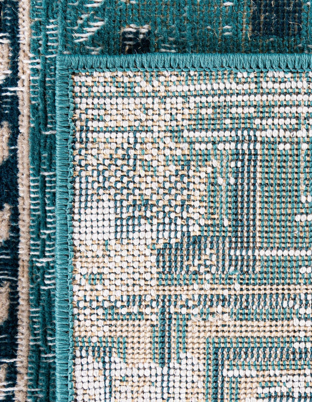 Blue 9' x 12' Lucerne Rectangle Area Rug 100% Polypropylene Traditional Classic Easy Clean Carpet for Kitchens, Living Rooms, Bedroom, Office for Sale at Rug Engine