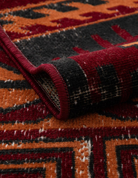 Rust Red 9' x 12' Lucerne Rectangle Area Rug 100% Polypropylene Traditional Classic Easy Clean Carpet for Kitchens, Living Rooms, Bedroom, Office for Sale at Rug Engine