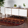 Rust Red 6' 1 x 6' 1 Lucerne Round Area Rug 100% Polypropylene Traditional Classic Easy Clean Carpet for Kitchens, Living Rooms, Bedroom, Office for Sale at Rug Engine