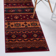Rust Red 2' 7 x 10' Lucerne Runner Area Rug 100% Polypropylene Traditional Classic Easy Clean Carpet for Kitchens, Living Rooms, Bedroom, Office for Sale at Rug Engine