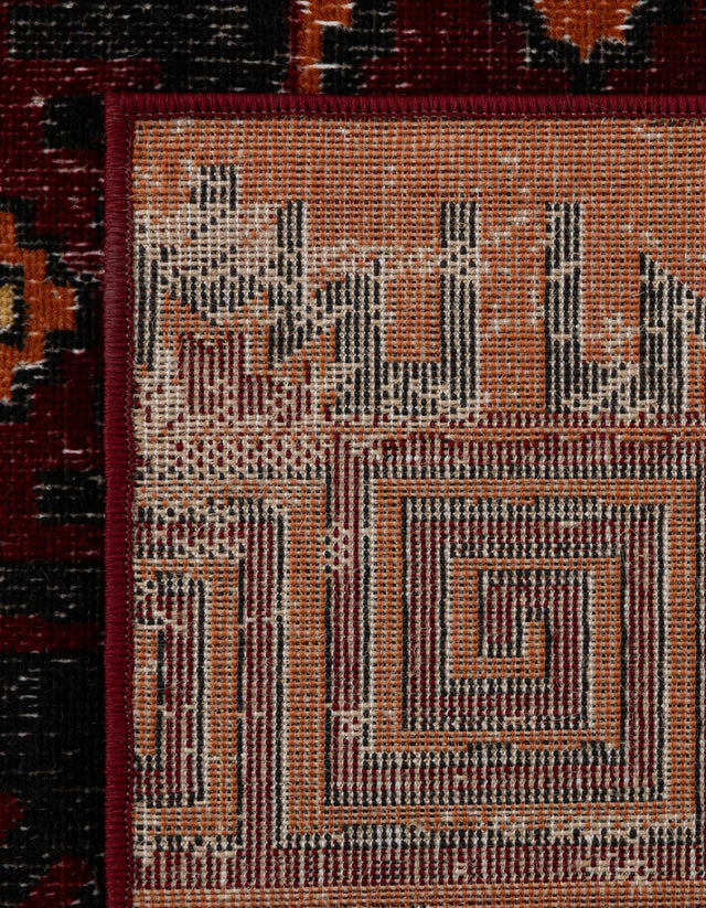 Rust Red 2' x 4' 1 Lucerne Runner Area Rug 100% Polypropylene Traditional Classic Easy Clean Carpet for Kitchens, Living Rooms, Bedroom, Office for Sale at Rug Engine