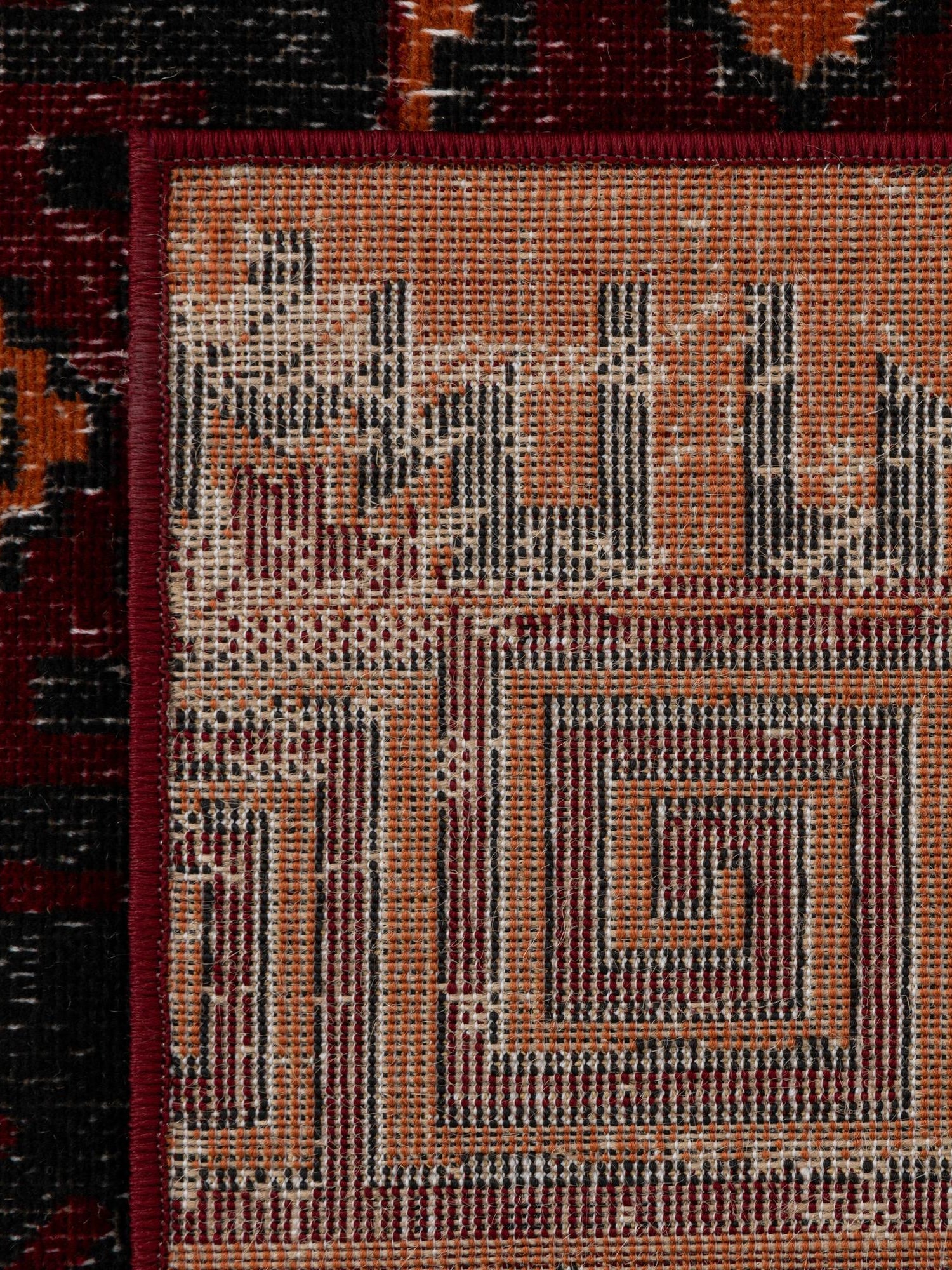 Rust Red 2' x 7' 1 Lucerne Runner Area Rug 100% Polypropylene Traditional Classic Easy Clean Carpet for Kitchens, Living Rooms, Bedroom, Office for Sale at Rug Engine