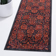Black 2' x 5' 3 Lucerne Runner Area Rug 100% Polypropylene Traditional Classic Easy Clean Carpet for Kitchens, Living Rooms, Bedroom, Office for Sale at Rug Engine
