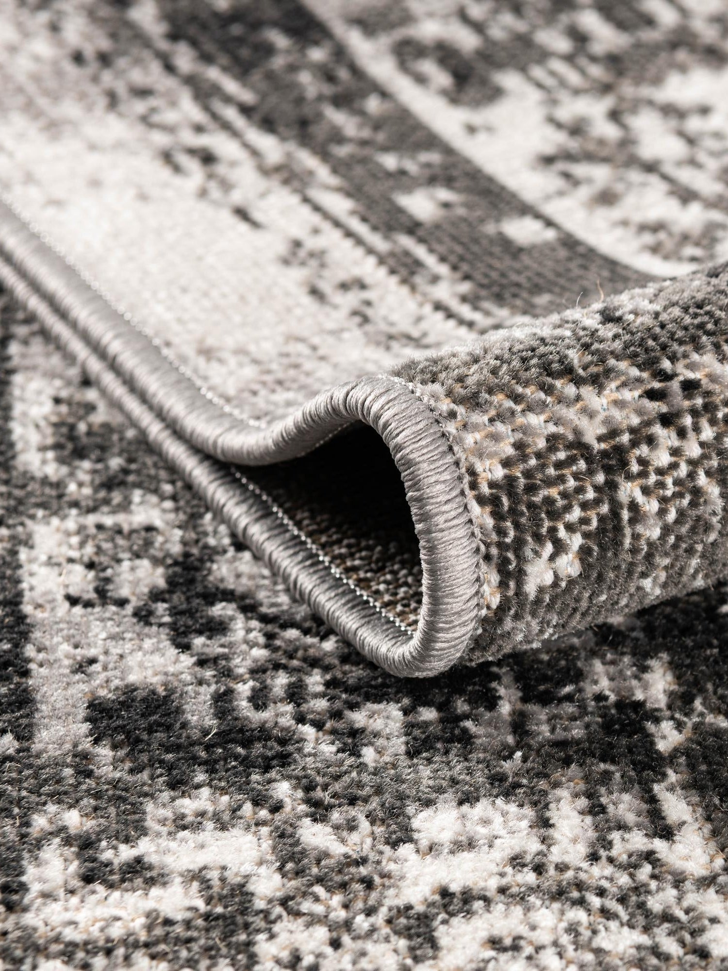 Gray 7' 10 x 10' Lucerne Rectangle Area Rug 100% Polypropylene Traditional Classic Easy Clean Carpet for Kitchens, Living Rooms, Bedroom, Office for Sale at Rug Engine