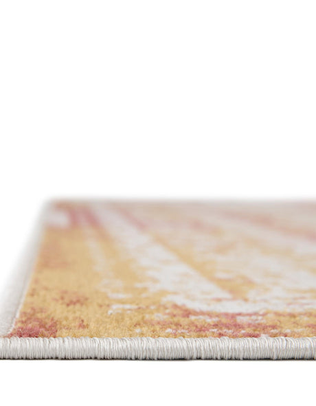 Ivory 2' x 6' 1 Lucerne Runner Area Rug 100% Polypropylene Traditional Classic Easy Clean Carpet for Kitchens, Living Rooms, Bedroom, Office for Sale at Rug Engine