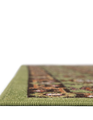 Green 7' 10 x 10' Lucerne Rectangle Area Rug 100% Polypropylene Traditional Classic Easy Clean Carpet for Kitchens, Living Rooms, Bedroom, Office for Sale at Rug Engine