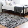 Gray 4' 1 x 6' 1 Lucerne Rectangle Area Rug 100% Polypropylene Traditional Classic Easy Clean Carpet for Kitchens, Living Rooms, Bedroom, Office for Sale at Rug Engine