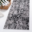 Gray 2' 7 x 10' Lucerne Runner Area Rug 100% Polypropylene Traditional Classic Easy Clean Carpet for Kitchens, Living Rooms, Bedroom, Office for Sale at Rug Engine