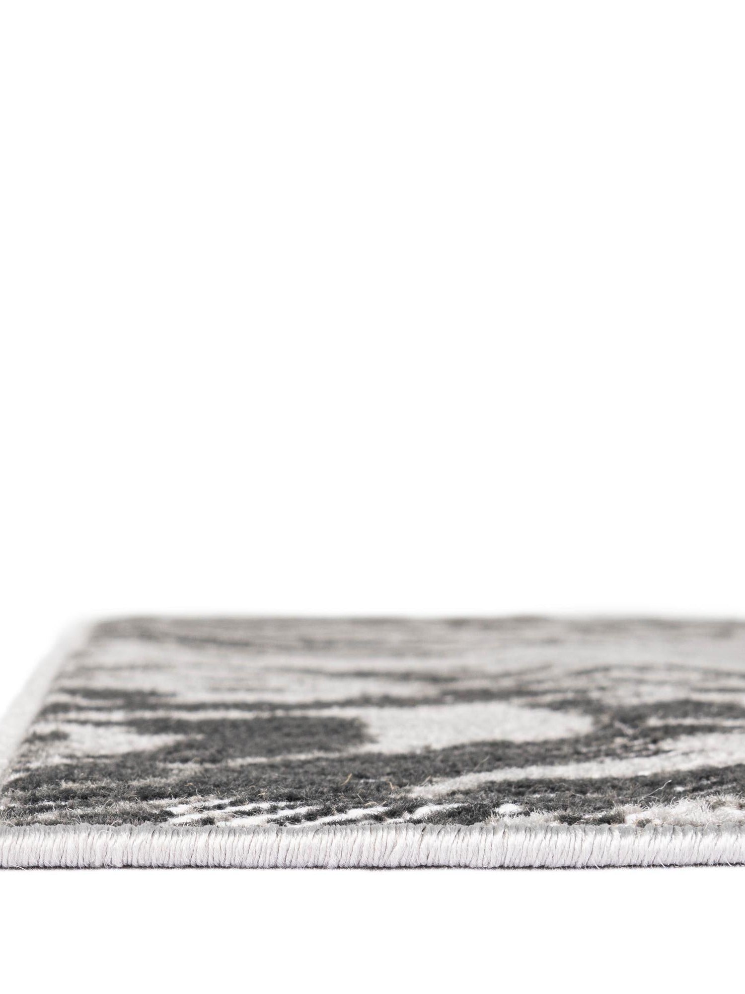 Gray 2' 7 x 10' Lucerne Runner Area Rug 100% Polypropylene Traditional Classic Easy Clean Carpet for Kitchens, Living Rooms, Bedroom, Office for Sale at Rug Engine