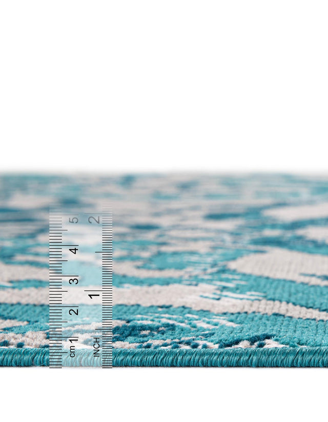 Blue 2' x 6' 1 Lucerne Runner Area Rug 100% Polypropylene Traditional Classic Easy Clean Carpet for Kitchens, Living Rooms, Bedroom, Office for Sale at Rug Engine