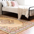 Yellow 9' x 12' Lucerne Rectangle Area Rug 100% Polypropylene Traditional Classic Easy Clean Carpet for Kitchens, Living Rooms, Bedroom, Office for Sale at Rug Engine