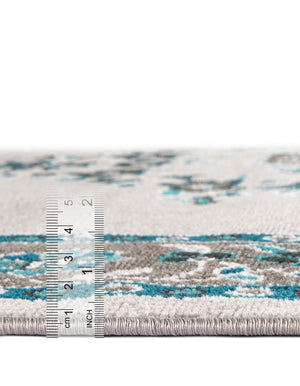 Gray 2' x 6' 1 Lucerne Runner Area Rug 100% Polypropylene Traditional Classic Easy Clean Carpet for Kitchens, Living Rooms, Bedroom, Office for Sale at Rug Engine