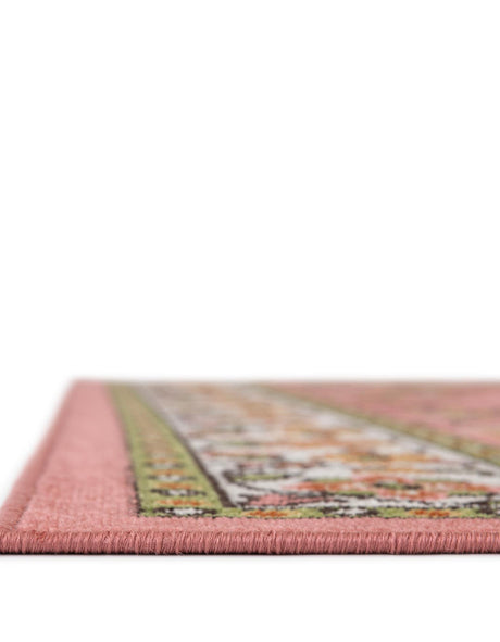 Rose 2' 7 x 10' Lucerne Runner Area Rug 100% Polypropylene Traditional Classic Easy Clean Carpet for Kitchens, Living Rooms, Bedroom, Office for Sale at Rug Engine