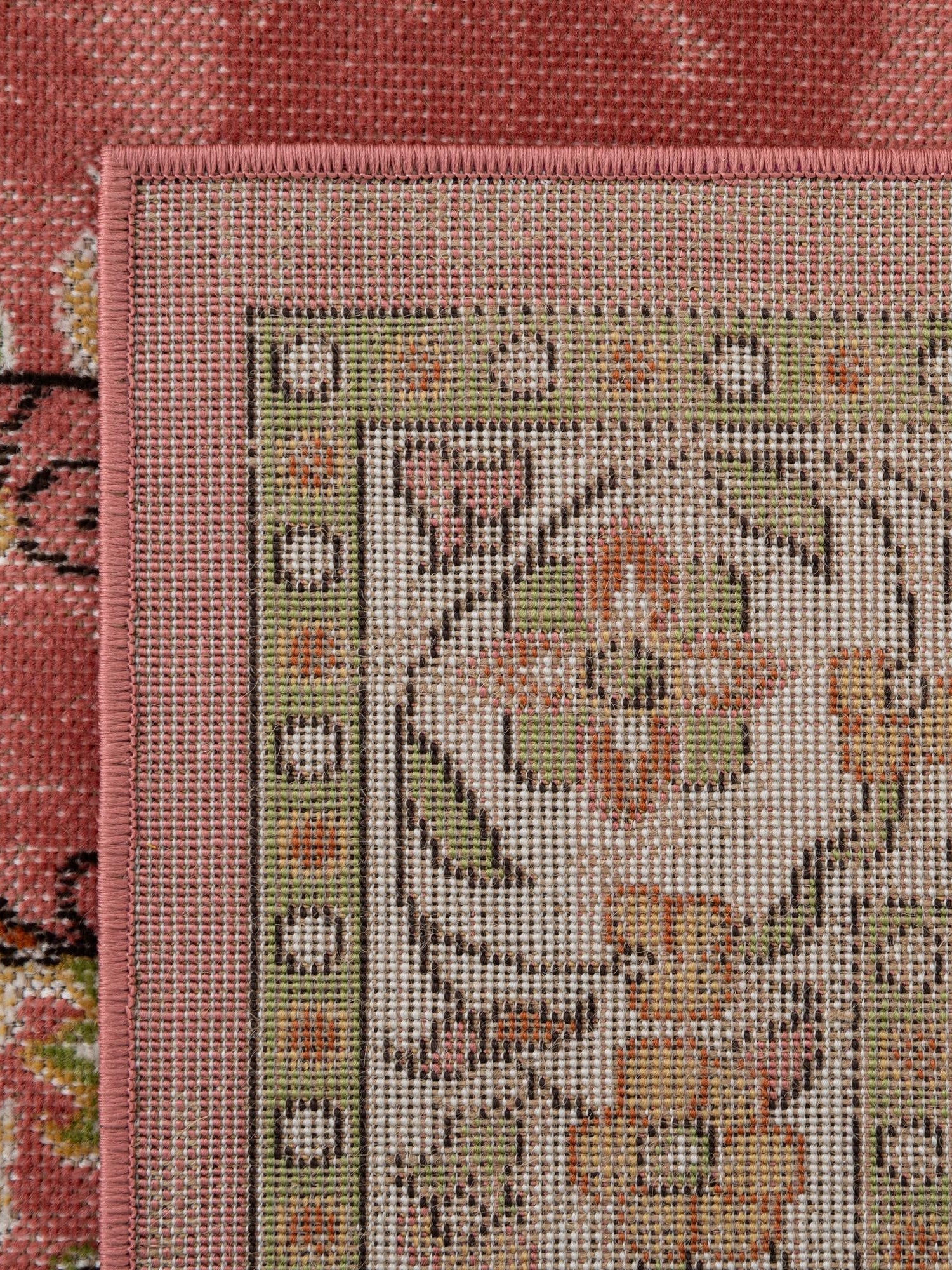 Rose 2' x 6' 1 Lucerne Runner Area Rug 100% Polypropylene Traditional Classic Easy Clean Carpet for Kitchens, Living Rooms, Bedroom, Office for Sale at Rug Engine