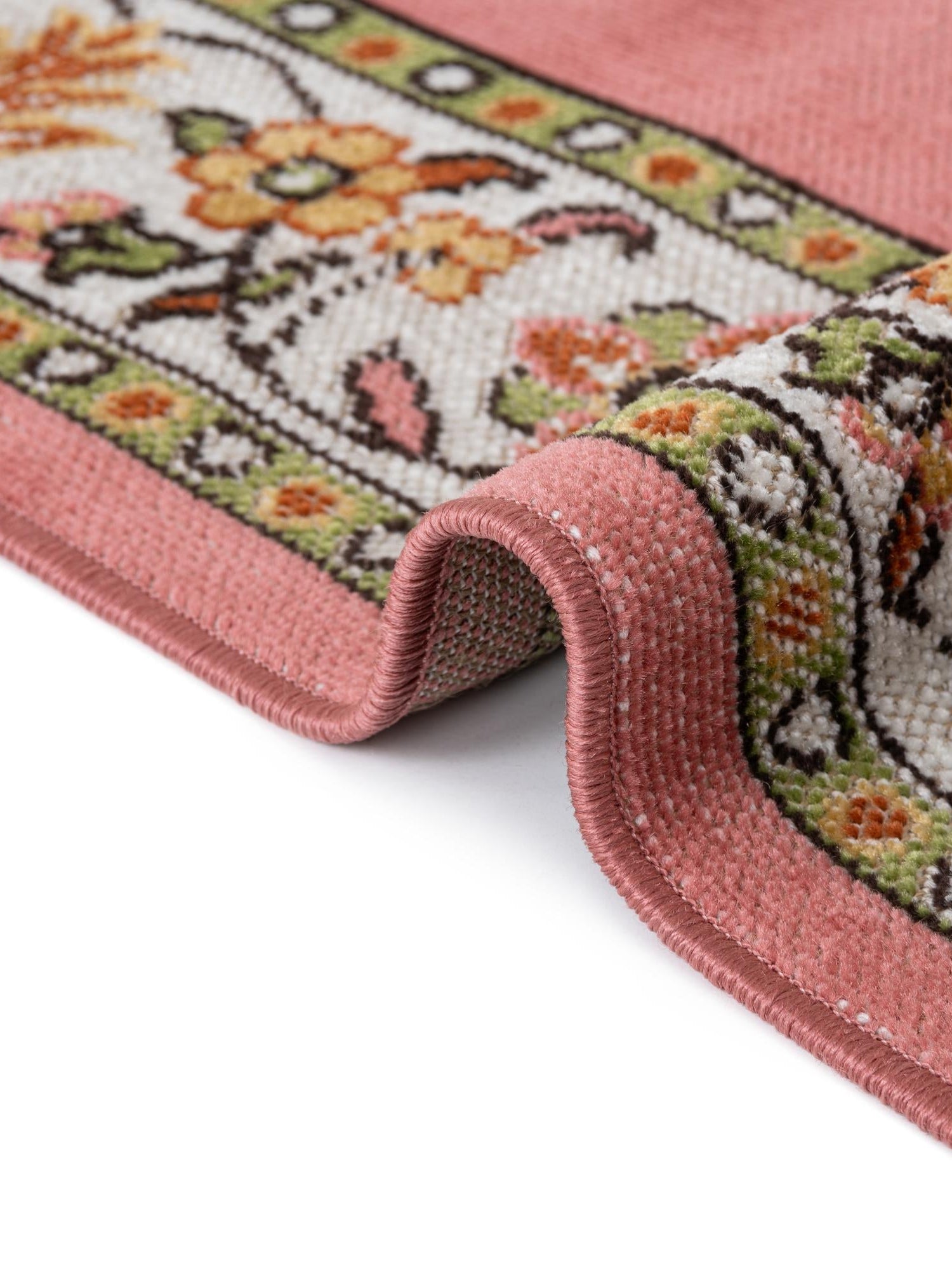 Rose 2' x 6' 1 Lucerne Runner Area Rug 100% Polypropylene Traditional Classic Easy Clean Carpet for Kitchens, Living Rooms, Bedroom, Office for Sale at Rug Engine