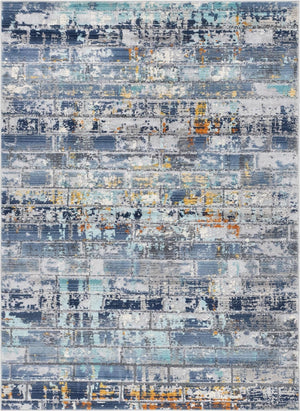 Dark Gray 4' 1 x 5' 11 Malibu Rectangle Area Rug 70% Polypropylene & 30% Polyester Colorful Modern Carpet for Living, Dining, Office, Bedrooms for Sale at Rug Engine