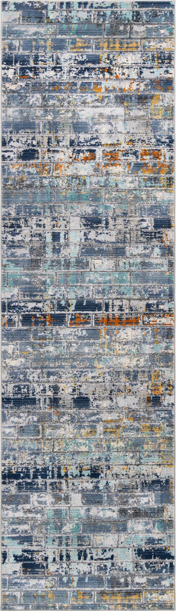 Dark Gray 2' 7 x 9' 10 Malibu Runner Area Rug 70% Polypropylene & 30% Polyester Colorful Modern Carpet for Living, Dining, Office, Bedrooms for Sale at Rug Engine