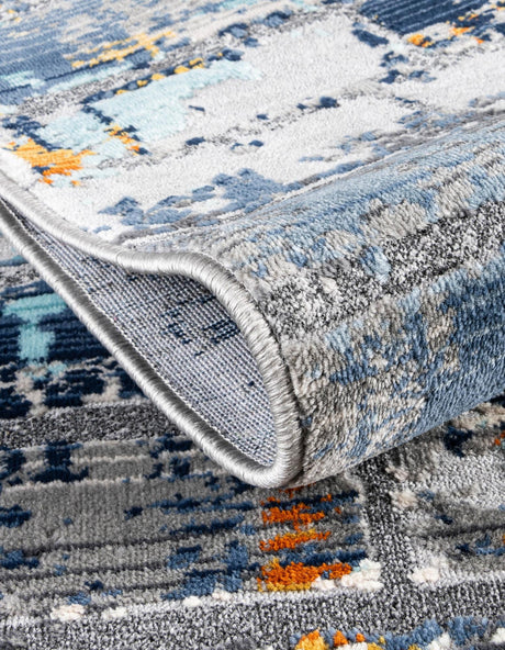 Dark Gray 2' 7 x 9' 10 Malibu Runner Area Rug 70% Polypropylene & 30% Polyester Colorful Modern Carpet for Living, Dining, Office, Bedrooms for Sale at Rug Engine