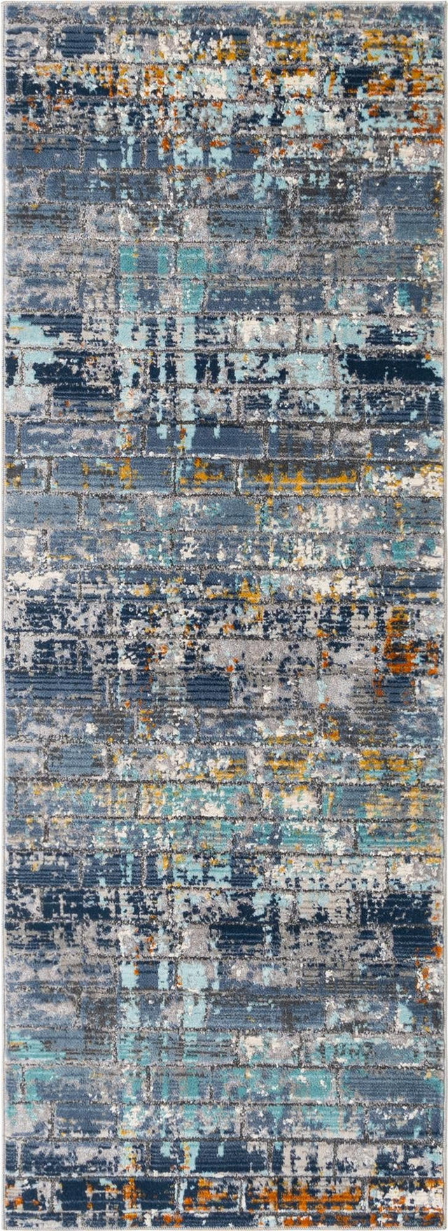 Dark Gray 2' x 5' 11 Malibu Runner Area Rug 70% Polypropylene & 30% Polyester Colorful Modern Carpet for Living, Dining, Office, Bedrooms for Sale at Rug Engine